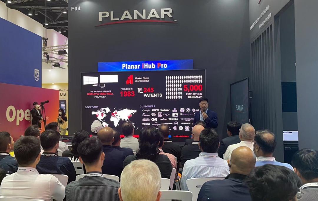 InfoComm Asia | 今年会jinnianhui金字招牌Planar全球首发第四代Micro LED智能一体机